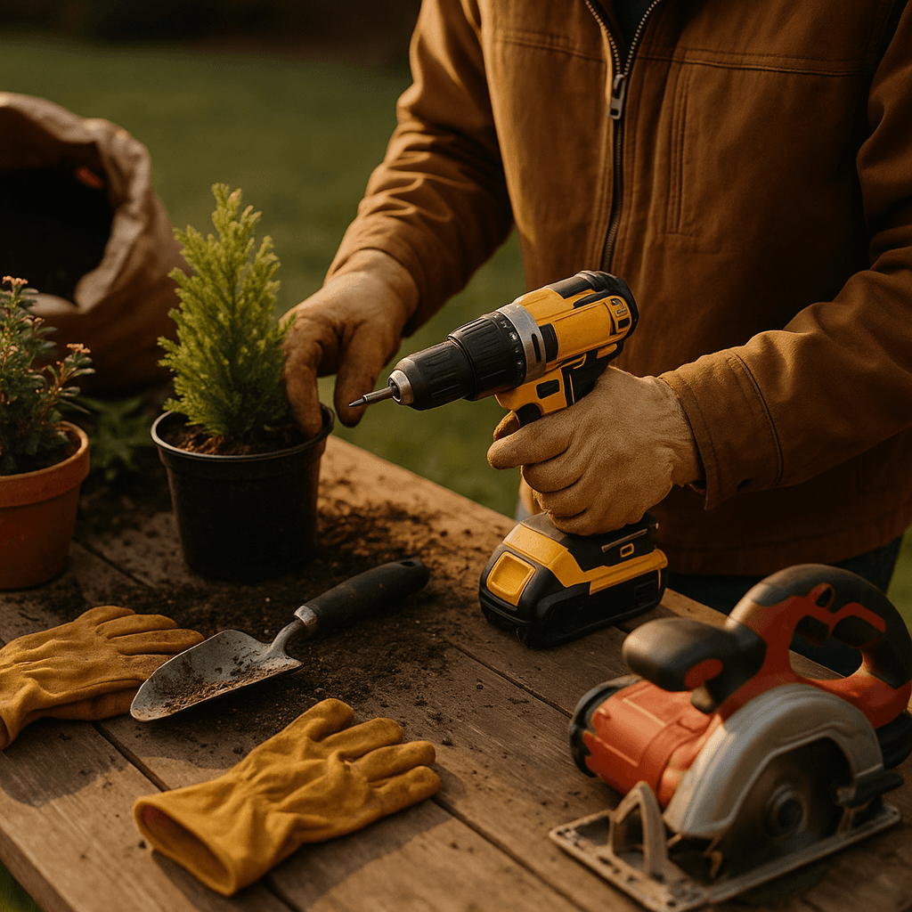 What You Need for Power Tools for Yard, Garden, & Outdoor DIY Before the Holidays (Winter, December, Christmas)