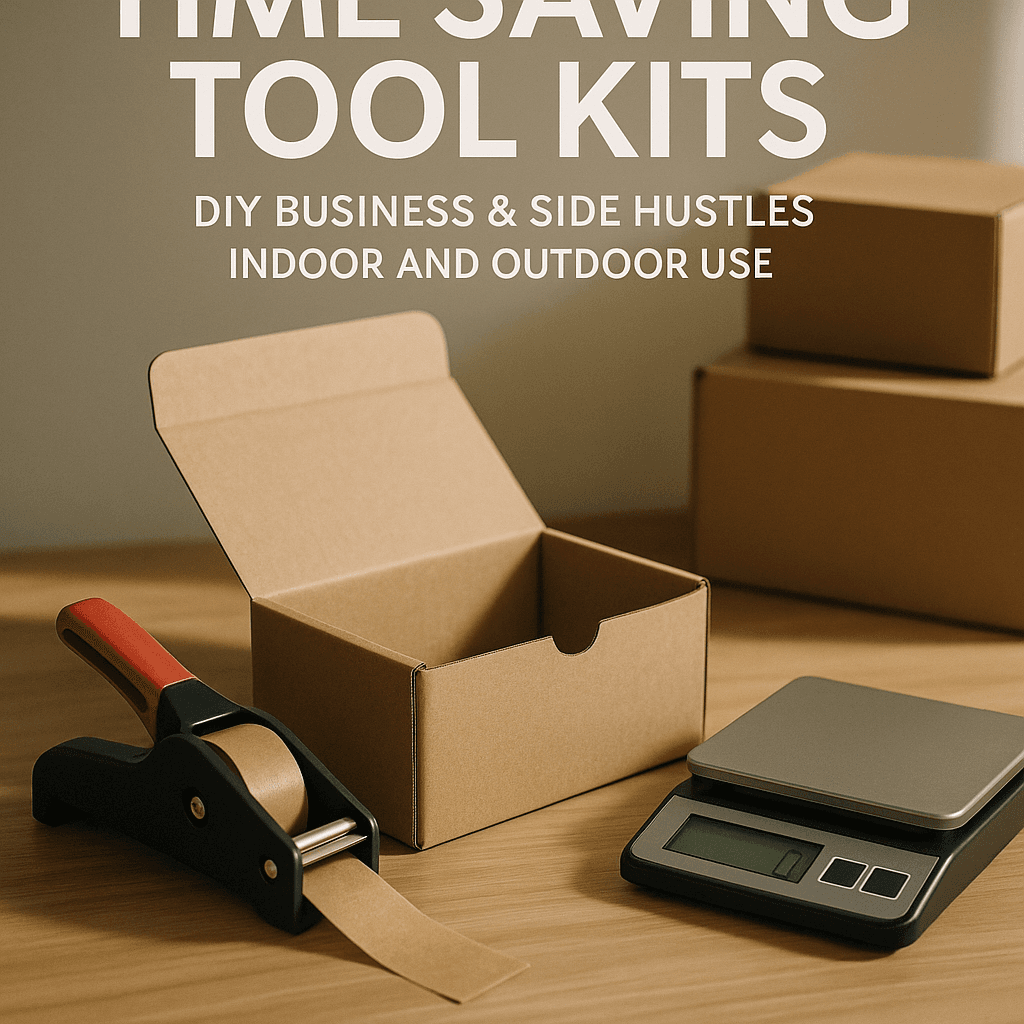 Time-Saving Tool Kits for DIY Business & Side Hustles for Indoor and Outdoor Use (Summer, August)
