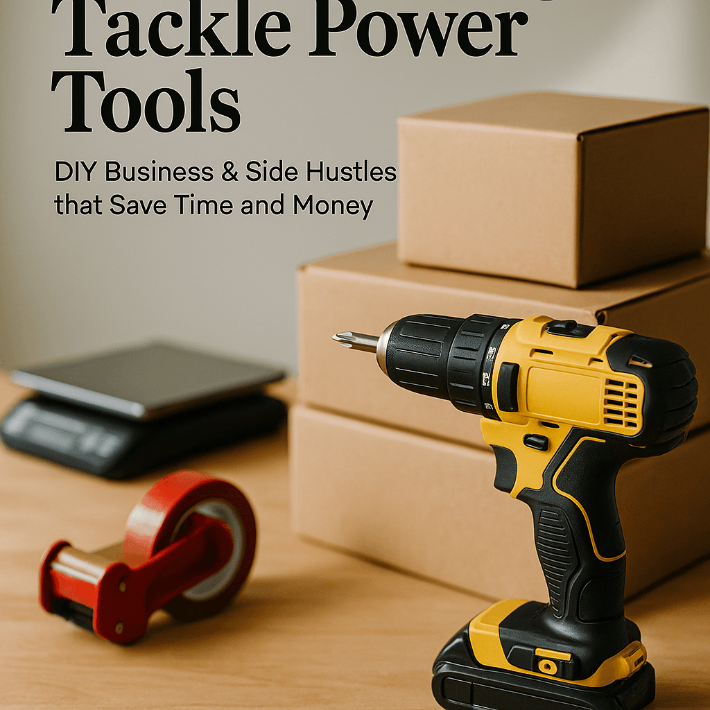 Creative Ways to Tackle Power Tools for DIY Business & Side Hustles that Save Time and Money (Fall, September)