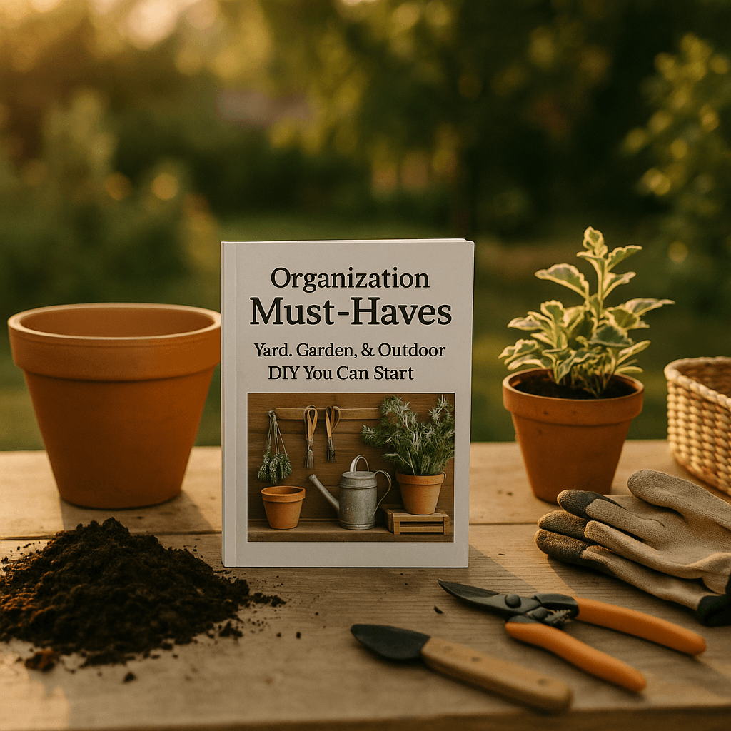 Easy DIY Organization Must-Haves for Yard, Garden, & Outdoor DIY You Can Start This Weekend (Fall, August)