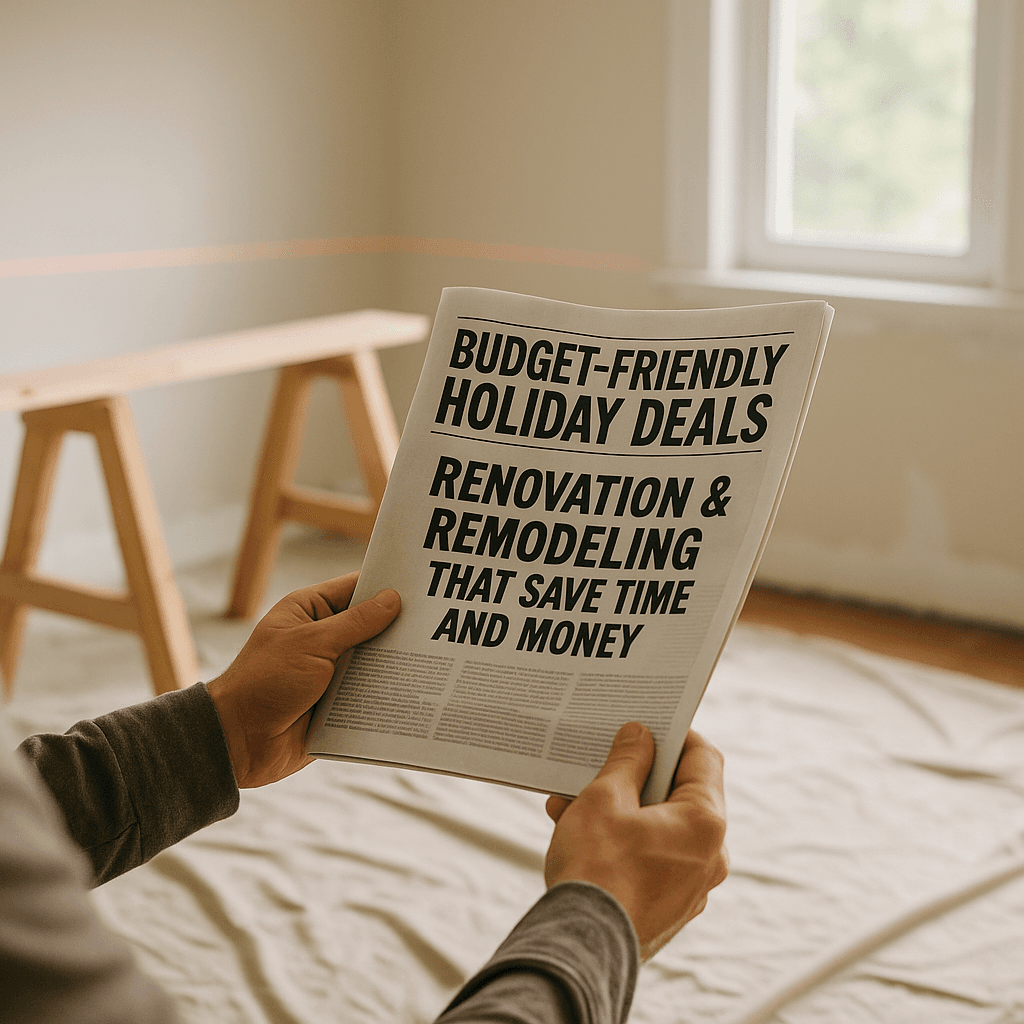 Budget-Friendly Holiday Deals for Renovation & Remodeling that Save Time and Money (Fall, August)