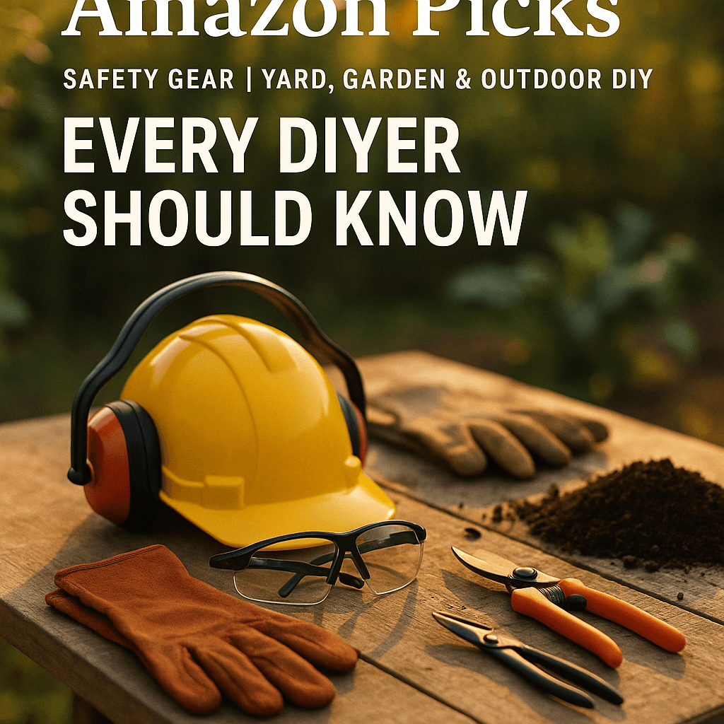 Amazon Picks for Safety Gear for Yard, Garden, & Outdoor DIY Every DIYer Should Know (Summer, August)