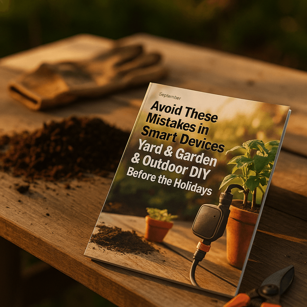 Avoid These Mistakes in Smart Devices for Yard, Garden, & Outdoor DIY Before the Holidays (Fall, September)